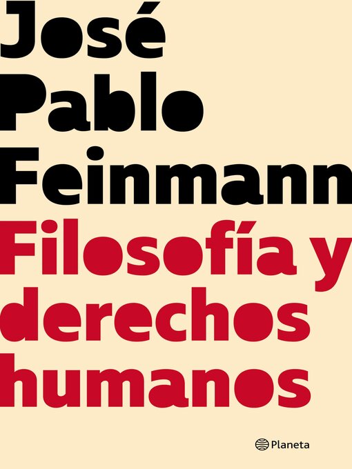 Title details for Filosofía y derechos humanos by José Pablo Feinmann - Available